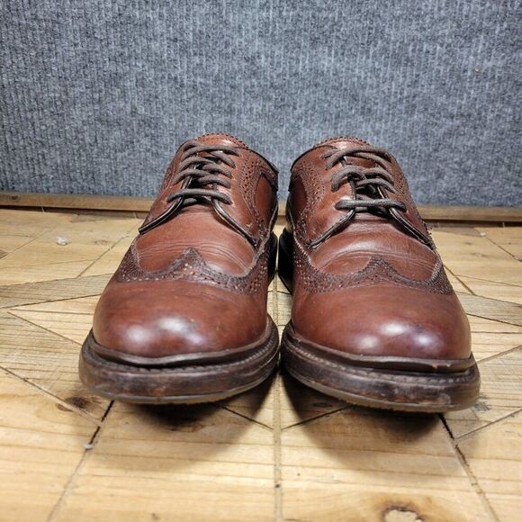 Mens Frye Brown Leather Soles Lace-Up Oxford Shoes US Men’s Size 8B Signature - Picture 4 of 12